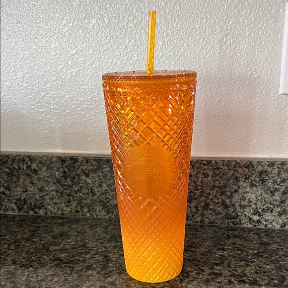 Starbucks Other - Starbucks Orange ombré jewel cup